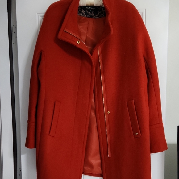 Ellen Tracy Jackets & Blazers - Ellen Tracy Vibrant Red Wool Coat